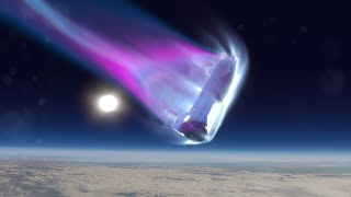 Starship atmospheric reentry [upl. by Ahern]