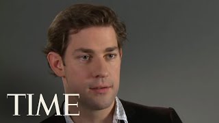 TIME Magazine Interviews John Krasinski [upl. by Bever]