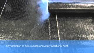 Soprema HeatApplied Base Field Installation Procedure [upl. by Ranie346]