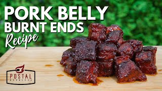 Pork Belly Burnt Ends Recipe  Smoked Pork Belly on the BBQ [upl. by Apoor]