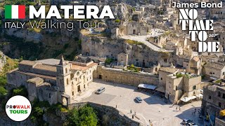 Matera Italy Walking Tour 4K  60fps [upl. by Ahseile]