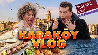 KARAKÖY SOKAK HABBELERİ amp VLOG [upl. by Negeam]