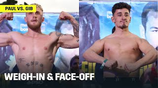 Jake Paul amp AnEsonGib WeighIn FaceOff Ahead Of Fight [upl. by Marvel]