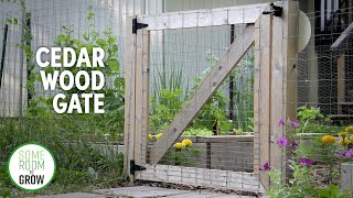 DIY Garden Gate  Simple and LongLasting [upl. by Maryanna]