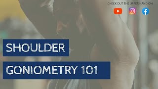 Shoulder Range of Motion Goniometry [upl. by Adar]