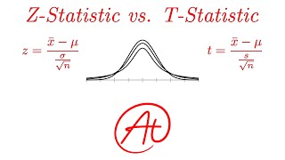 ZStatistics vs TStatistics EXPLAINED in 4 Minutes [upl. by Osy]