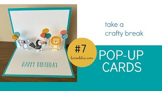 Easy Pop Up Card Tutorial for Beginners [upl. by Reyna]