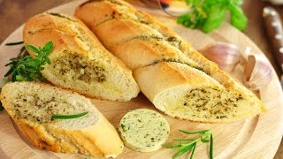 How To Make Garlic Bread [upl. by Einhpets716]