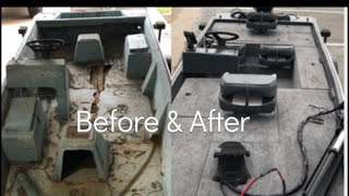 Jon Boat Restore amp Modifications Start to Finish Before amp After [upl. by Bean]