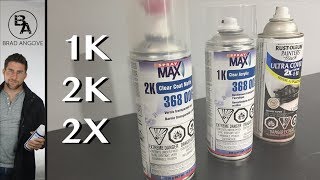 The difference between 1K 2K and 2X clear coat [upl. by Aihtnamas451]