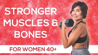 Osteoporosis amp Osteopenia Workout with Dumbbells THATS NOT LAME [upl. by Schroer611]