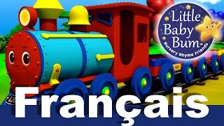 Le train de couleurs  Comptines  LittleBabyBum [upl. by Nanette]