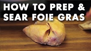 How to Prep amp Sear Foie Gras  Technique Video [upl. by Sigismundo]