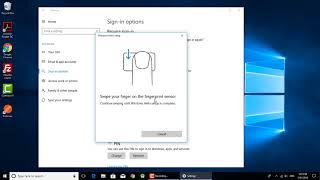 How to setup finger print lock in windows 10 using HP laptop [upl. by Ahlgren]