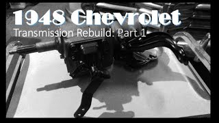 Part 1 19371954 Chevrolet 3 Speed Transmission Rebuild  Disassembly [upl. by Akiras938]