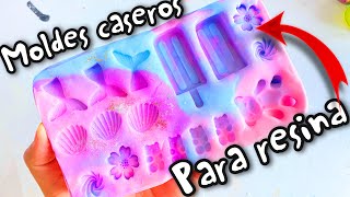 COMO HACER MOLDES CASEROS PARA RESINA  RESIN MOLDS [upl. by Rozelle]