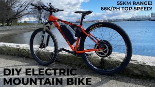 Building a FAST ELECTRIC BIKE With a 1500W Conversion Kit  Trek Mountain Bike [upl. by Hada]