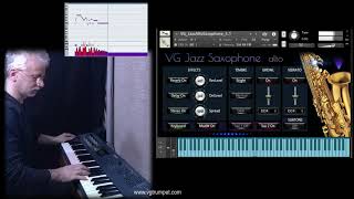 VG Jazz Alto Saxophone sample library for Native Instruments Kontakt Woodwind and brass vst nki wav [upl. by Grekin]