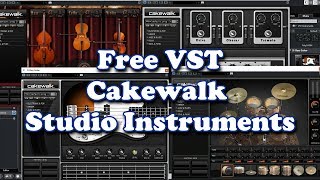 Free VST  Cakewalk Studio Instruments 2019 [upl. by Rooke673]