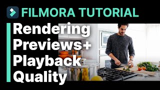 Render And Playback Filmora Tutorial [upl. by Adnorhs]