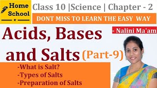 Acids Bases and Salts  Part  9  Class 10  Science [upl. by Egnalos744]