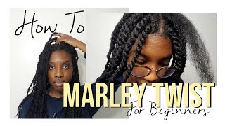 HOW TO Marley Twist FOR BEGINNERS In Depth Tutorial [upl. by Adnilev36]