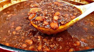 Homemade CHILI Recipe  Simply Mama Cooks [upl. by Antonius]