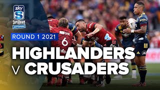 Super Rugby Aotearoa  Highlanders v Crusaders  Rd 1 Highlights [upl. by Mosa900]