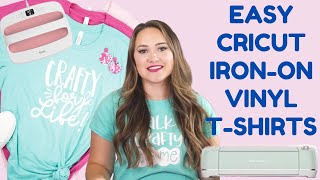 BEST Cricut IronOn TShirt Tutorial for Beginners  StepbyStep Tutorial  Sweet Red Poppy [upl. by Amaerd]