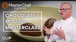 Heston Blumenthals Mousse Masterclass  MasterChef Australia  MasterChef World [upl. by Yatnwahs]