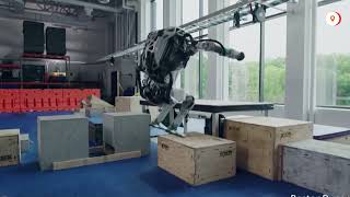 Boston Dynamics unveil backflipping robots [upl. by Tooley]