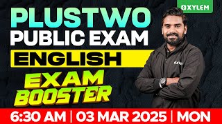 Plus Two Public Exam English  Exam Booster  Xylem Plus Two [upl. by Quincy]