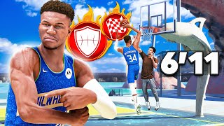 NEW 611 GIANNIS ANTETOKOUNMPO BUILD is BREAKING NBA 2K24 [upl. by Lednem111]