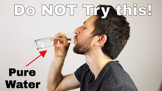 Does 100 Pure Water Have a Taste Drinking Type II Deionized Water Experiment [upl. by Tnelc99]