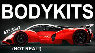 Top 5 Exotic Cars That Are ACTUALLY BODYKITS [upl. by Eladnyl574]