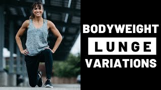 16 Bodyweight Lunge Variations [upl. by Tram]