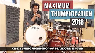 TUNE YOUR BASS DRUM QUICK amp EASY  Kick Tuning Workshop [upl. by Gearalt]