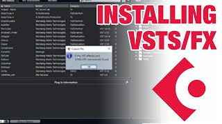 Cubase installing VST plugins and effects [upl. by Nanreit]