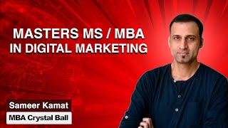 Masters MS MBA in Digital Marketing Best Courses Salary Jobs Careers Syllabus [upl. by Rap121]