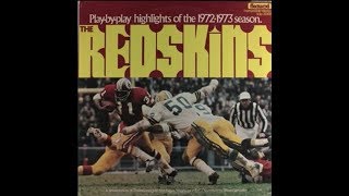 Washington Redskins Play by Play Highlights  1972  1973 Season [upl. by Annora]