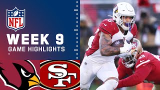 Cardinals vs 49ers Week 9 Highlights  NFL 2021 [upl. by Raual]