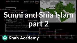 Sunni and Shia Islam part 2  World History  Khan Academy [upl. by Wexler]