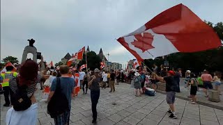 🔴LIVE Ottawa  Downtown walk in preparation for Canada Day amp James Topp Arrival  June 30 2022 [upl. by Kant]