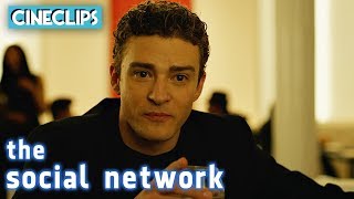 Meet Sean Parker  The Social Network  CineStream [upl. by Jary128]