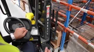 AisleMaster Articulated and Narrow Aisle Forklift Applications [upl. by Aisats]