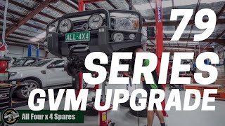 GVM Upgrade 79 Series Landcruiser  All Four x 4 Spares [upl. by Anuahc]