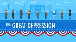 The Great Depression Crash Course US History 33 [upl. by Gniw]