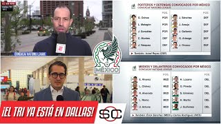 SELECCIÓN MEXICANA y LOZANO llegan a DALLAS para el FINAL FOUR de la NATIONS LEAGUE  SportsCenter [upl. by Thant67]