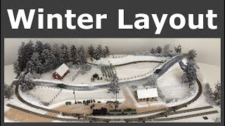 Making a Winter Layout in H0e Scale [upl. by Aicala]