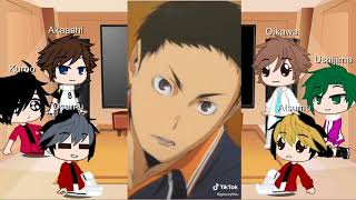 Past react to future  part 4  Karasuno vs Aoba Johsai [upl. by Ixel]